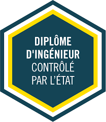 Logo Diplôme d'ingénieur contrôlé par l'Etat