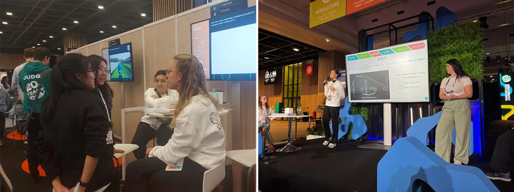 Alexia et Yasmina, deux futures ingénieures de l’ESME médaillées d’or lors de l’iGEM 2023