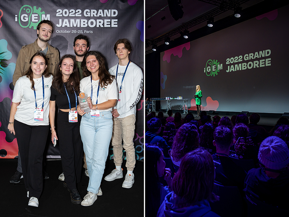 Concours iGEM 2022 : l’équipe iGEM IONIS entre dans l’histoire ! - Used under Creative Commons Attribution license / Copyright : iGEM Foundation and Justin Knight