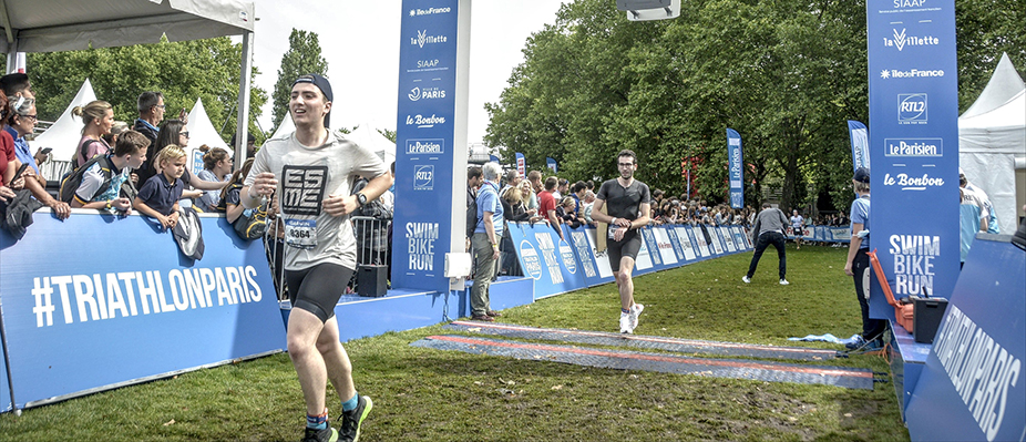 Grégoire et Maxence (ESME promo 2024) racontent leur triathlon de Paris